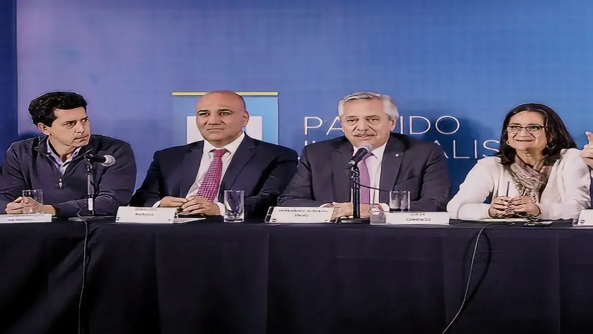 Presidente Alberto Fernández encabeza reunión del PJ en medio de la incertidumbre electoral