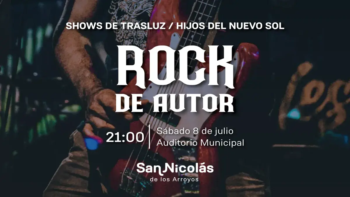 Ciclo de Rock de Autor en San Nicolás